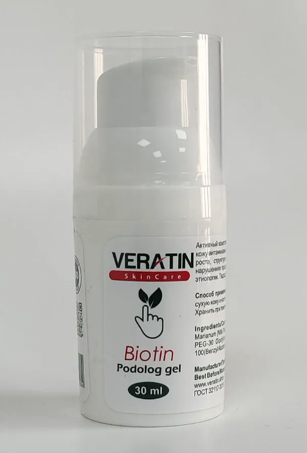 Гель для стоп и ногтей " Biotin Podolog gel", 30 мл