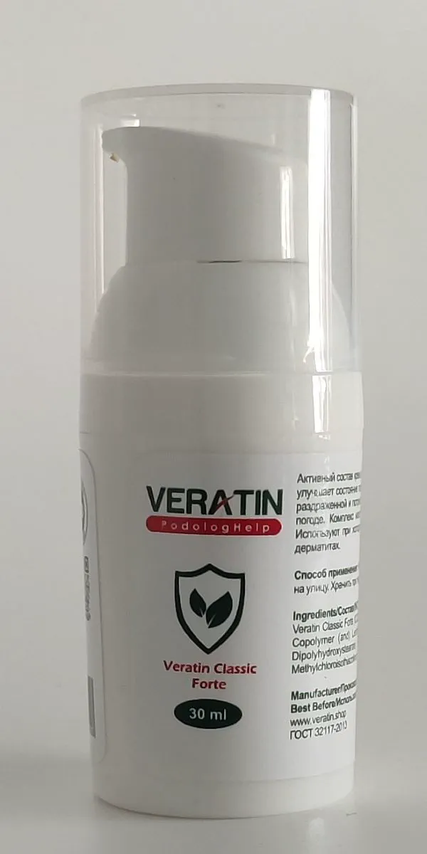 Крем "Veratin Classic Forte" ТМ VERATIN Skin Care (30 мл флакон)