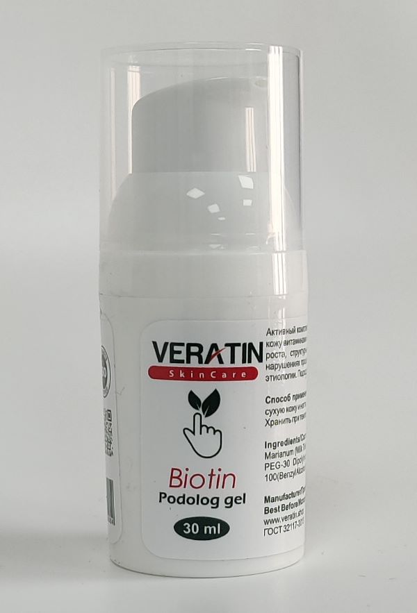 Гель для стоп и ногтей " Biotin Podolog gel", 30 мл